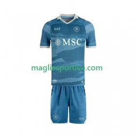 Completo Calcio SSC Napoli Special Bambino Divisa Prima 2024-2025